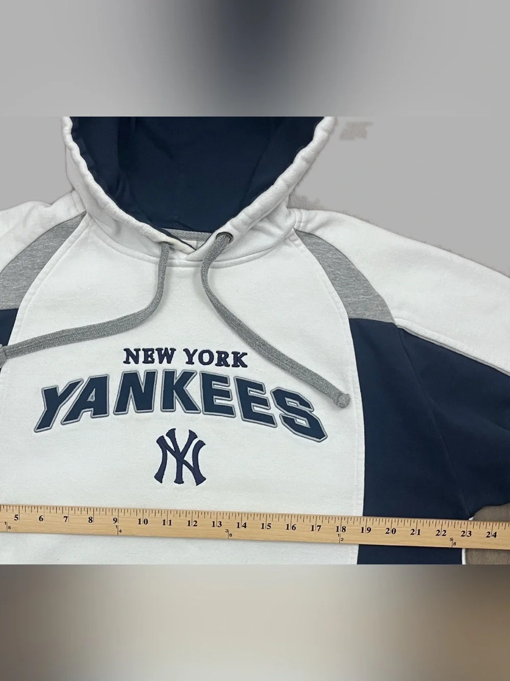 Y2K VTG Lee Sport New York Yankees Colorblock Pullover Hoodie Men’s L